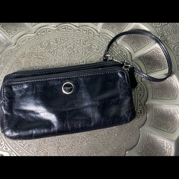 Coach Leather Double Zip Wallet - Picture 10 of 14